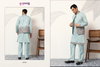 Couture Koti by Shubhvastra Viscose Silk Mens Kurta With Koti Bottom Exporters In India
